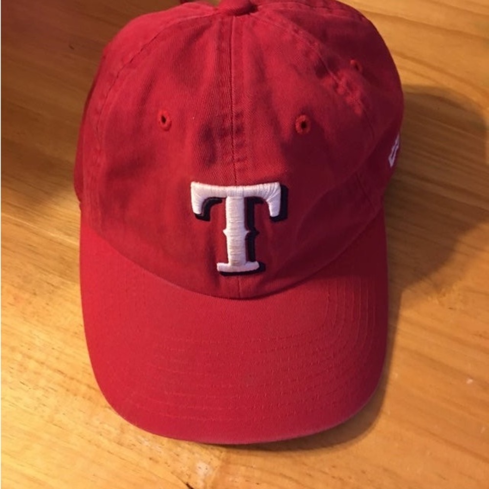 Texas Rangers New Era Hat Used